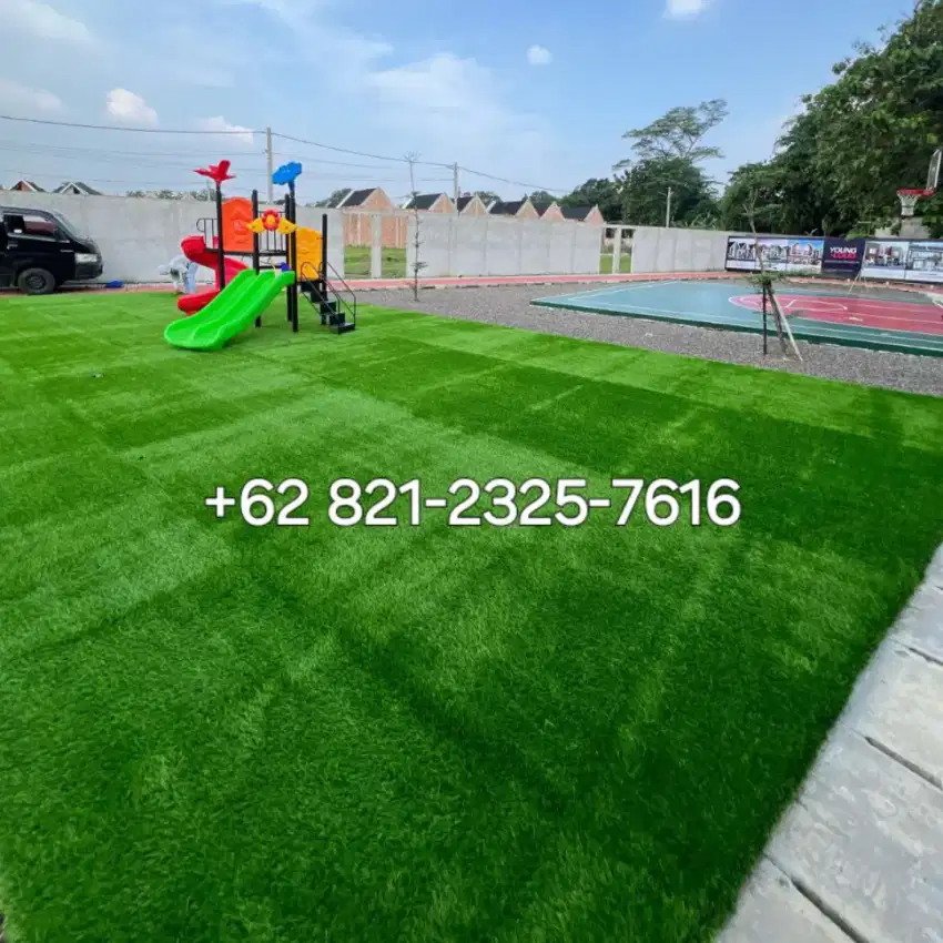 Rumput Sintetis ramah anak