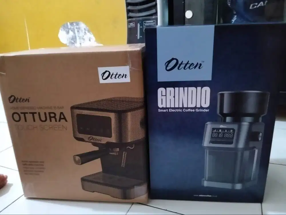 PAKET Mesin Kopi Susu Gula Aren Rumahan OTTEN OTTURA Layar Sentuh