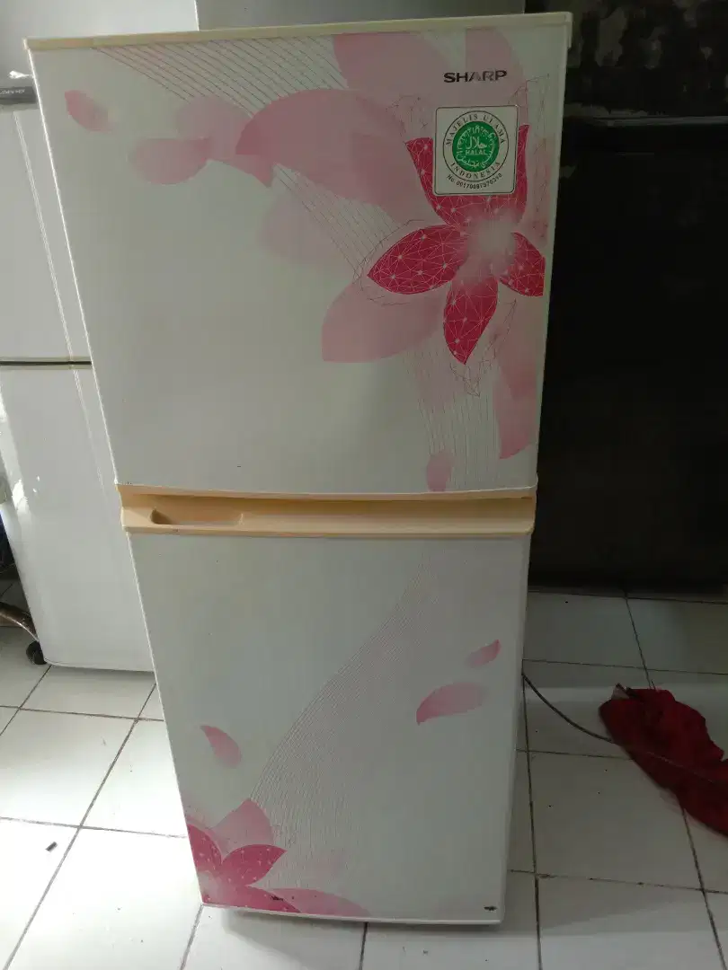 kulkas 2 pintu SHARP ori semua