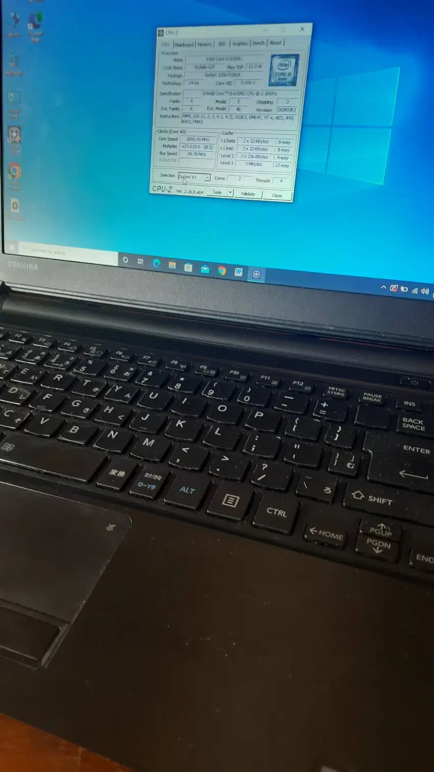 toshiba corei5 6200U