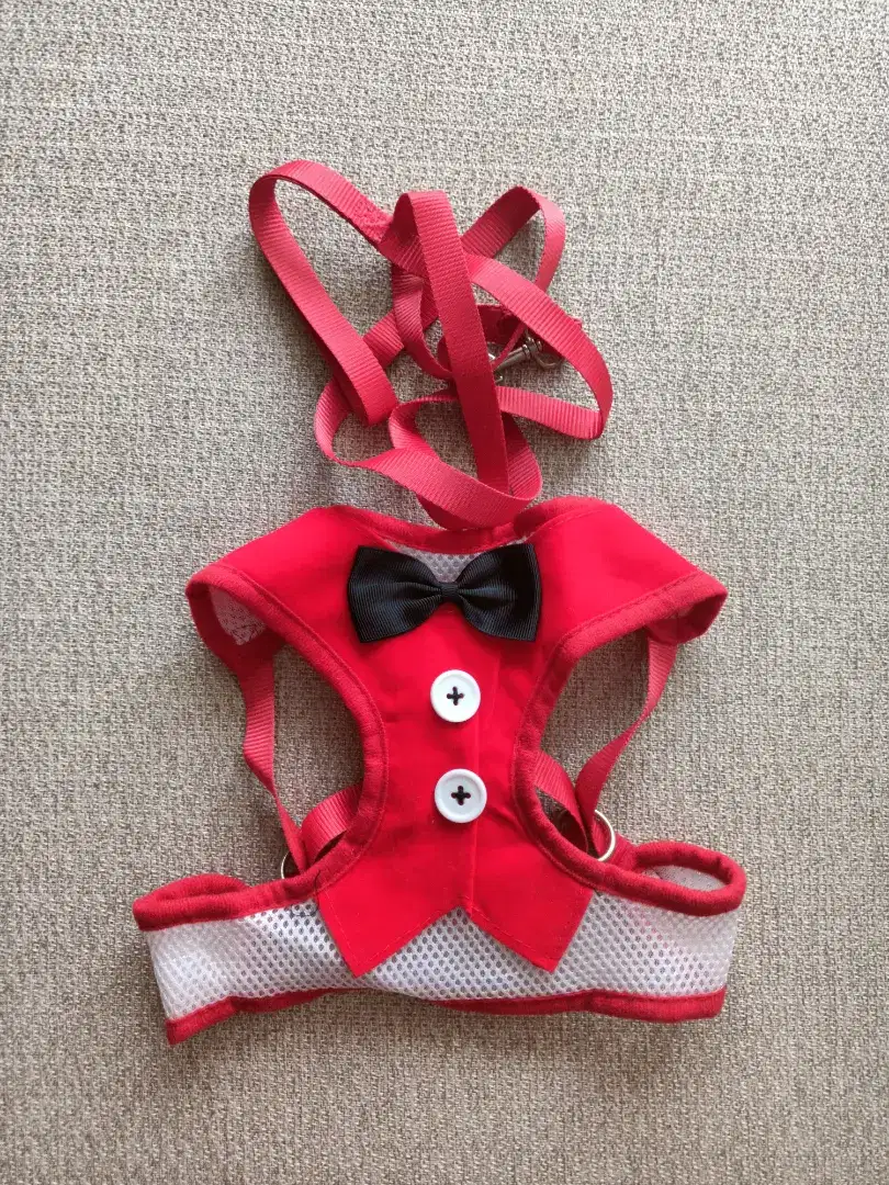 Harness Rompi Tuxedo I Aksesoris Kucing | Harness Kucing | Tali Tuntun