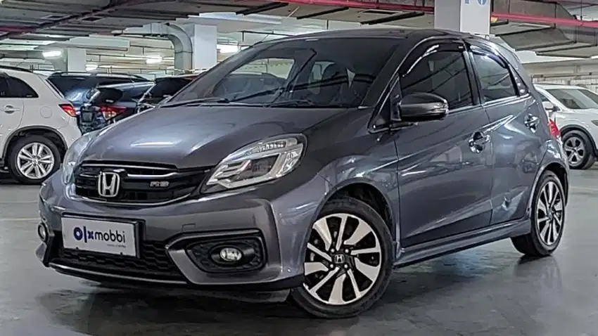 KM Rendah Honda Brio 1.2 RS Bensin-MT 2017 Abu