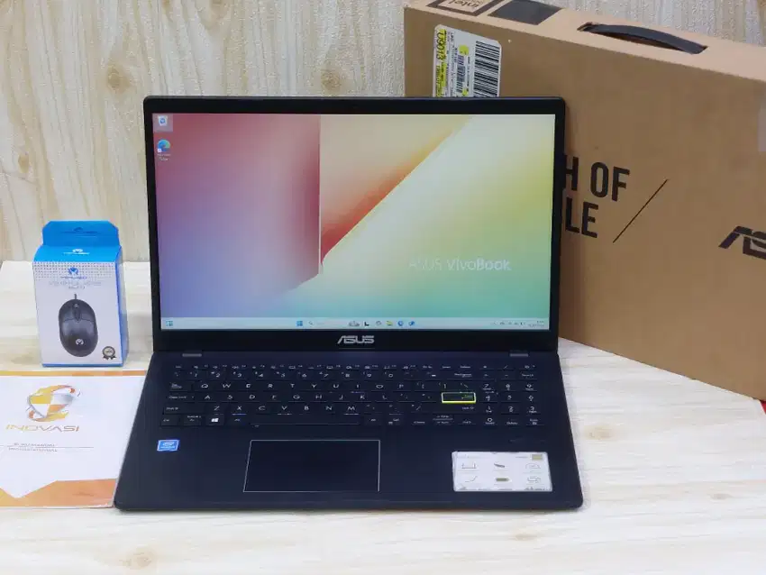 LAPTOP ASUS VIVOBOOK L510M CELERON N4020 RAM 4GB SSD 128GB FULLSET