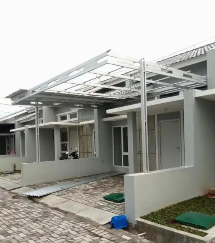 Kanopi Baja Ringan Atap Spandek Polos