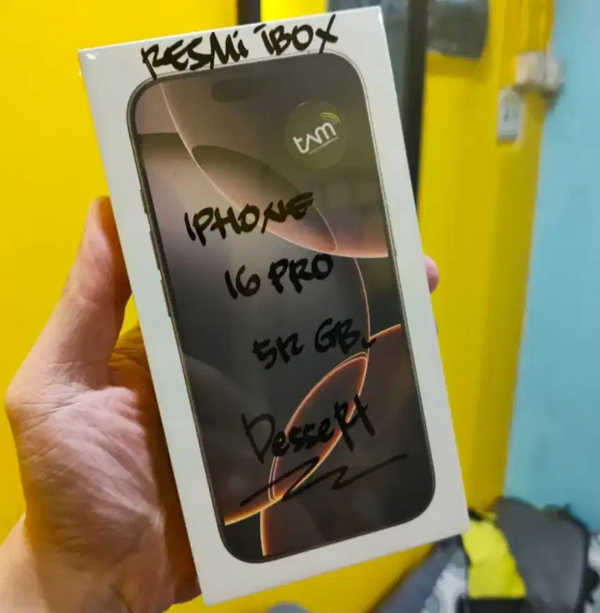 Iphone 16 Pro 512GB Dessert Titanium BNOB Resmi iBox MURAHHH