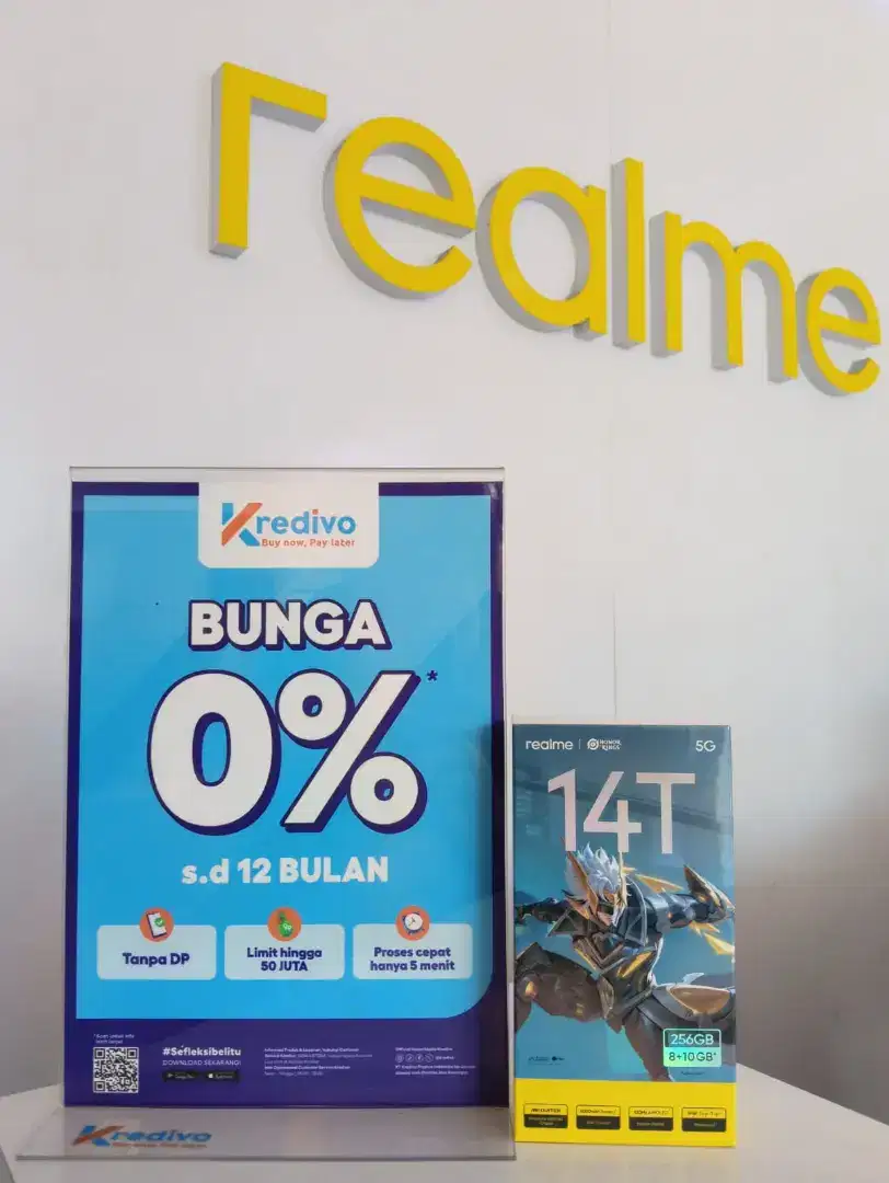 REALME 14T 5G RAM UP TO 18GB HARGA CUMA 3JUTAAN BISA KREDIT TANPA DP
