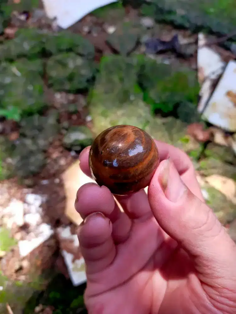 Batu puser bumi bulat telur