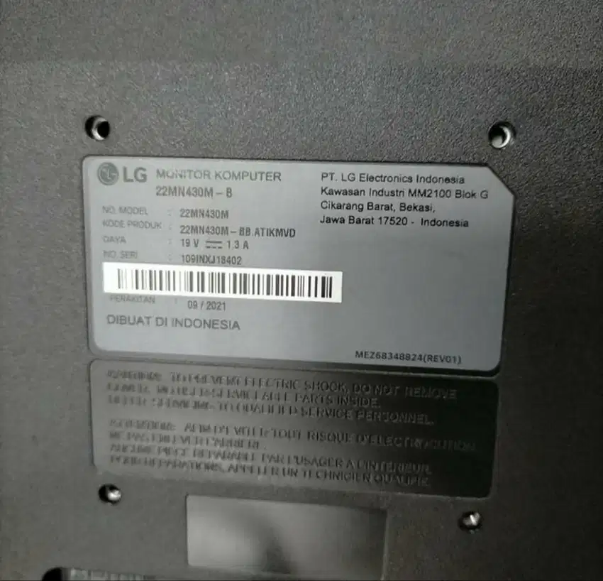 monitor lg 22mn430
