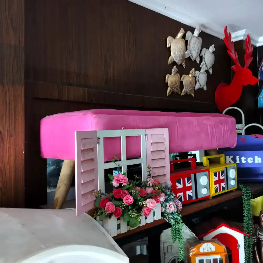 Sofa pink kaki kuat dan besar