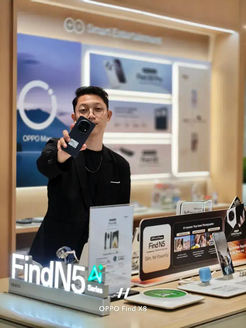 [OPPO EXPERIENCE STORE AMPLAZ] READY STOCK Find N5 Fold FREE WATCH X !