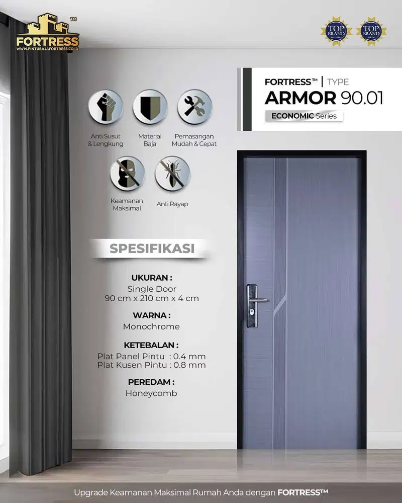 Fortress Pintu Baja Armor 90