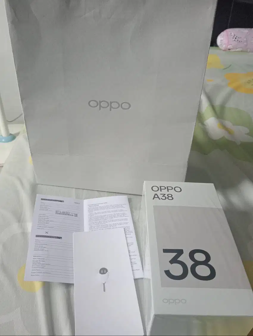 Oppo A38 RAM 4+4GB / 128 GB second pemakaian 5 bulanan