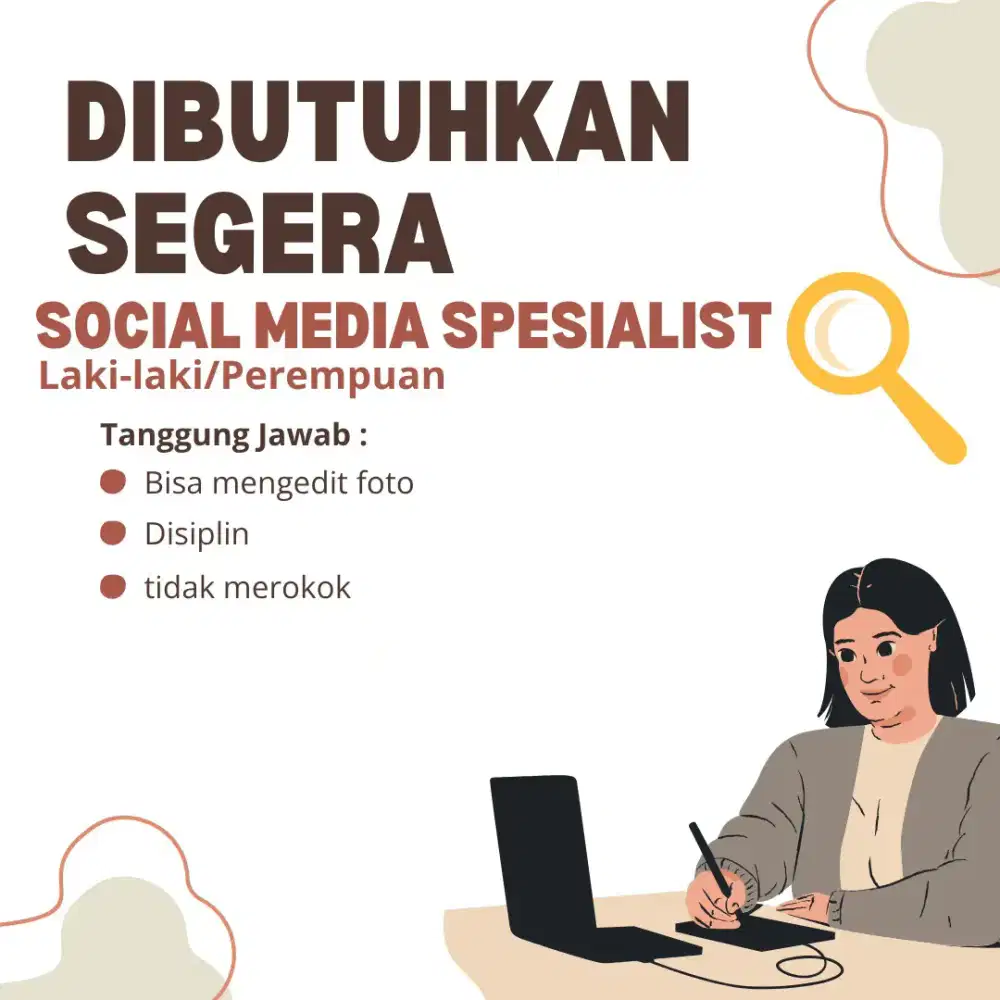 Dicari admin dan bisa edit foto