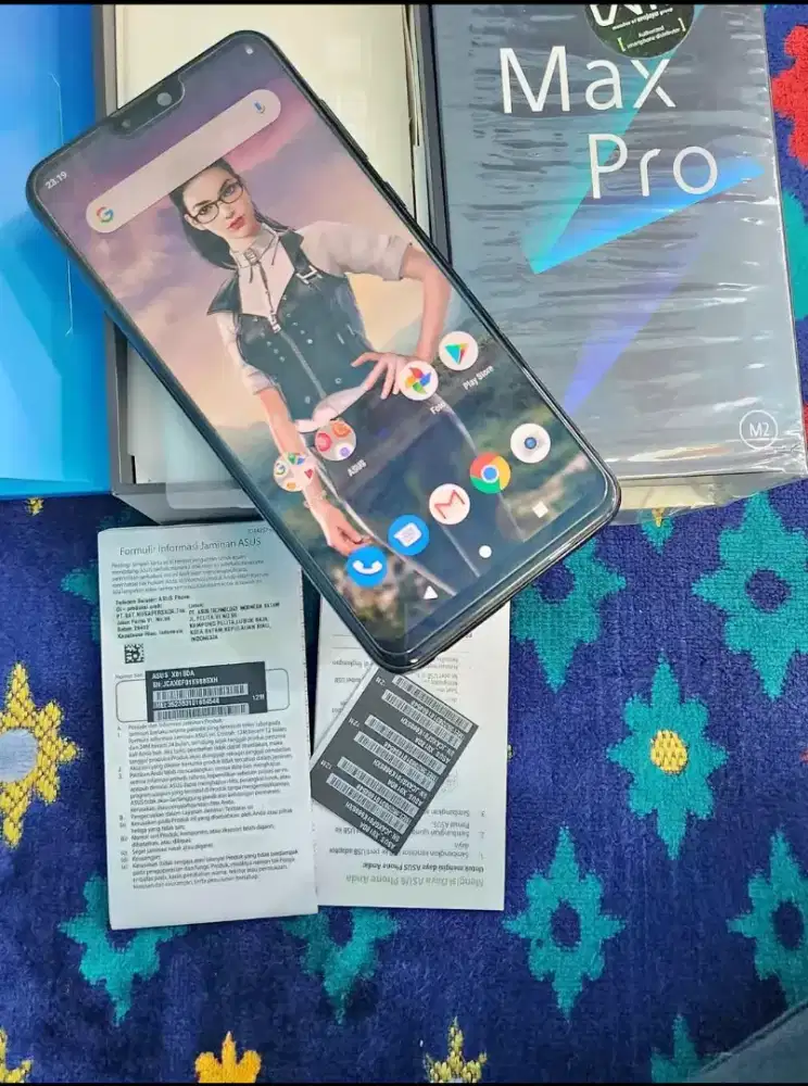 Asus Zenfone max pro m2 ram 6/6 fullset