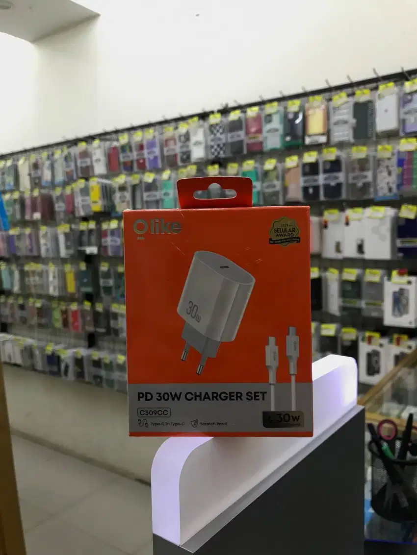 Olike C309CC Charger Set USB-C 30W with Type-C to Type-C Cable 1m