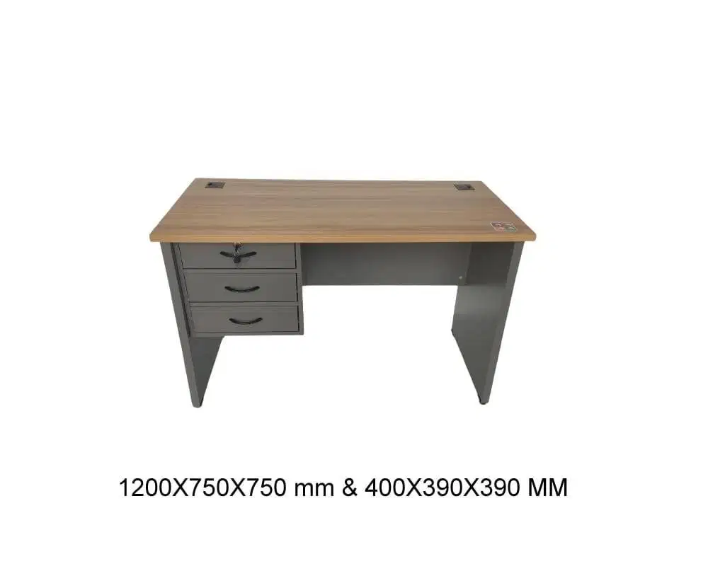 Meja Kerja Dengan Laci Gantung