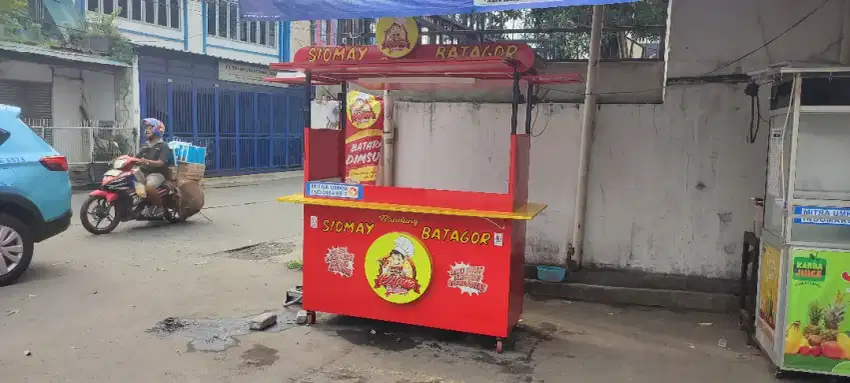 gerobak booth jualan