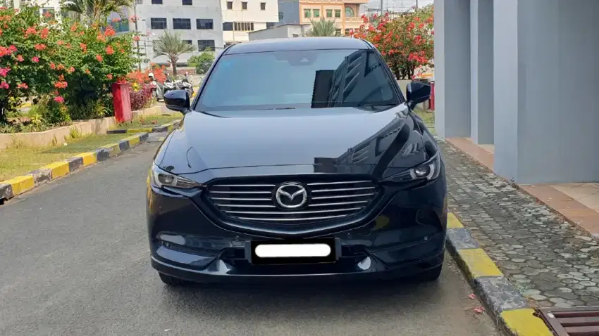 Km18rb mazda cx8 elite skyactive 2022 hitam sunroof