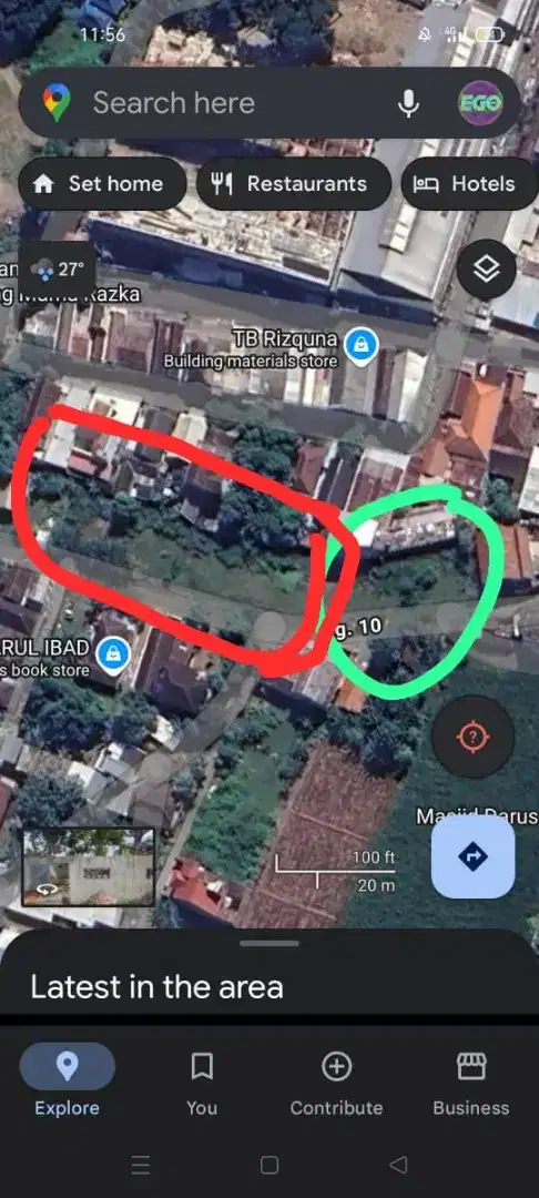 Dijual tanah siap bangun lokasi dekat pintu tol