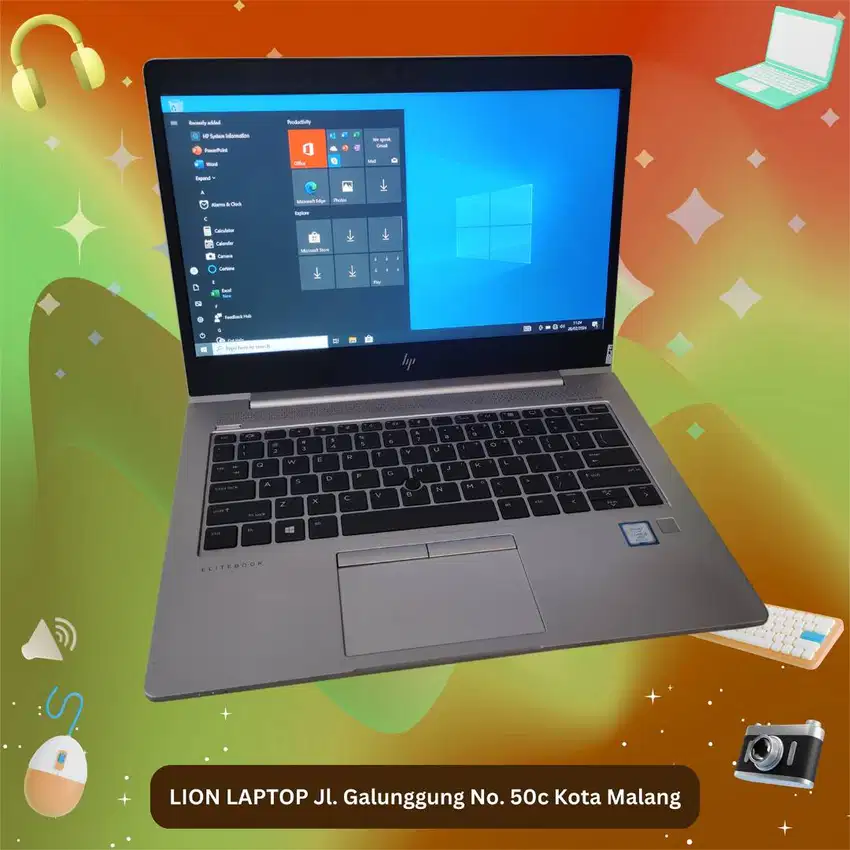 Core i5 Gen 8 RAM 8GB SSD 256GB Slim HP Elitebook 830 G6 [15|07]