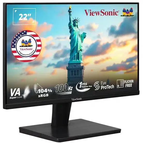 MONITOR VIEWSONIC GARANSI 3 TAHUN 22 INCH VA 100HZ BISA TT FREE ONGKIR