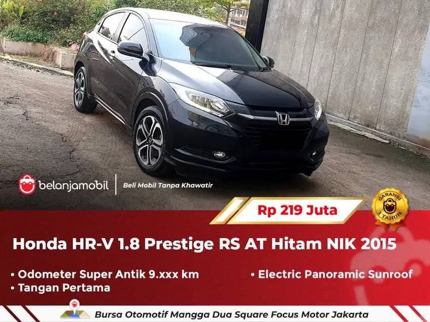 [ LOW KM 9RB ] Honda HR-V HR V HRV 1.8 Prestige RS AT Hitam 2015/2016