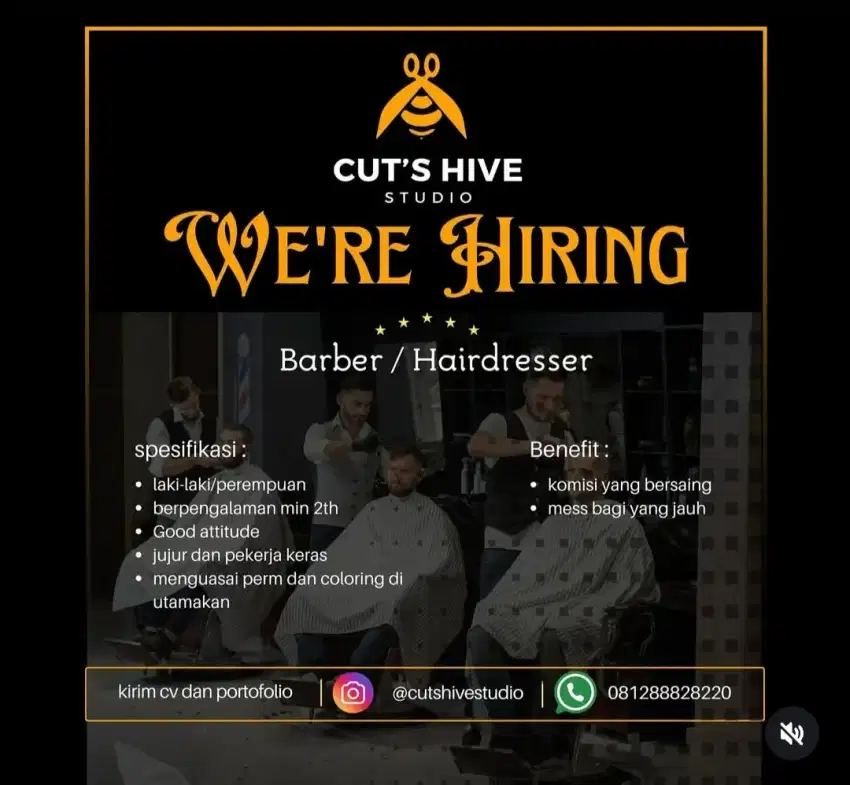 Wanita posisi hairstylish (pengalaman/non pengalaman)