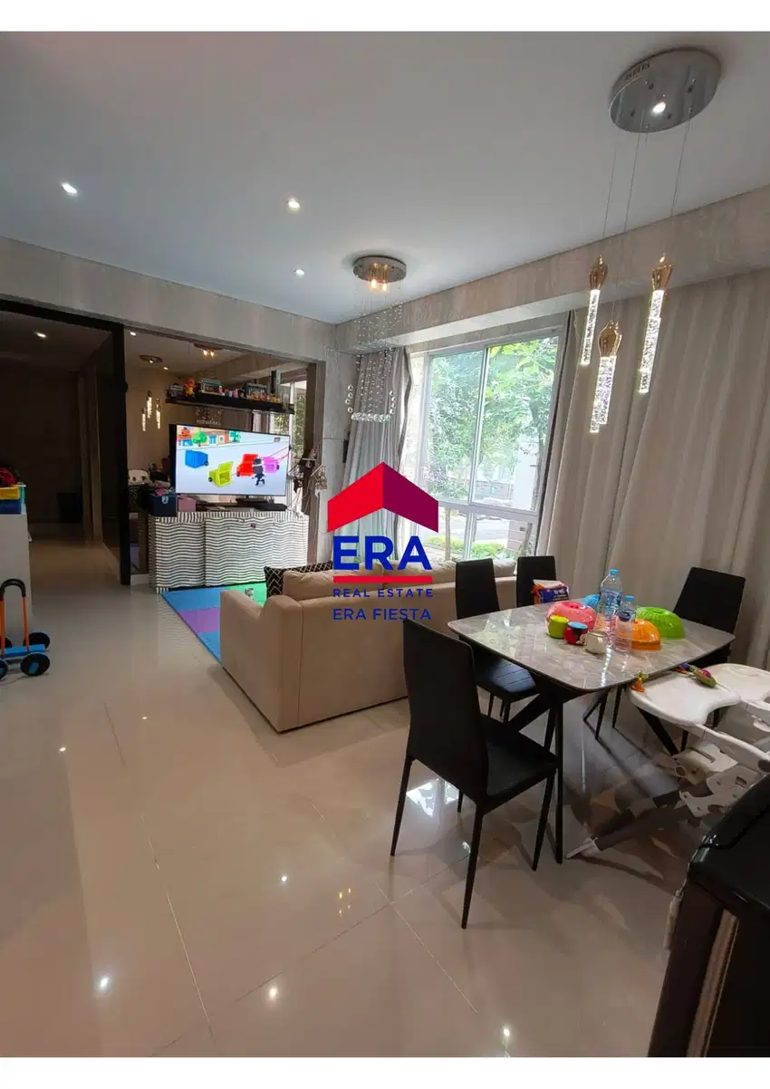 Apartemen 3 Br Furnish Dekat Sekolah Rainbow Springs Gading Serpong