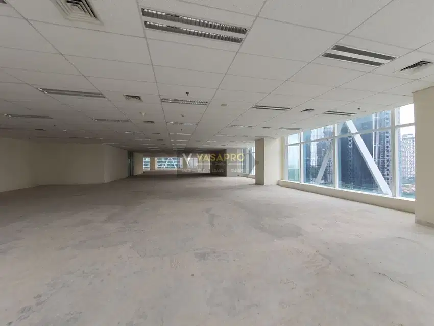 Sewa Kantor Equity Tower Bare Condition 600sqm Satu Lantai