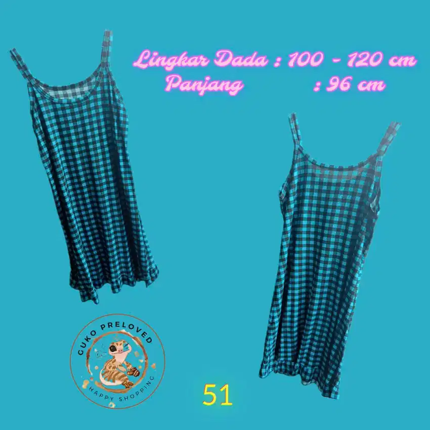Part 1 Short & Long Dress Wanita Atasan Preloved - Second Hand
