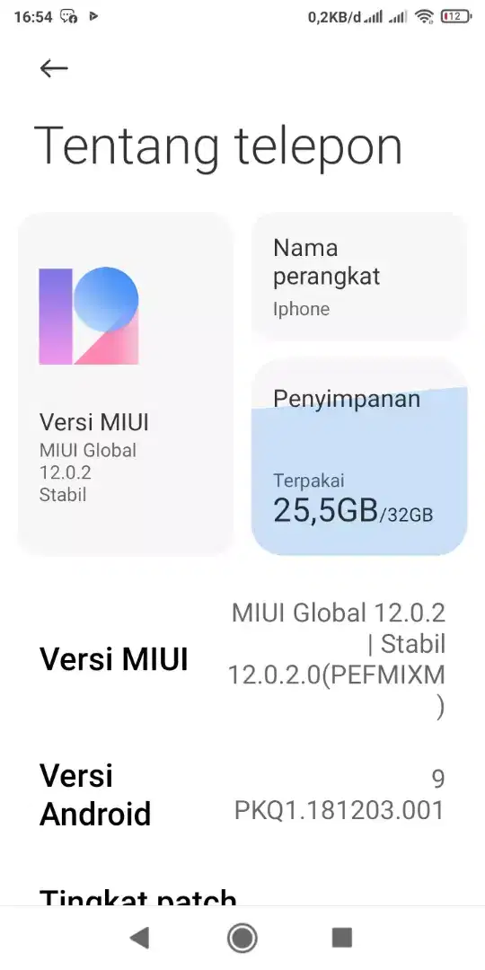 Tinggal make ja redmi s2 3/32
