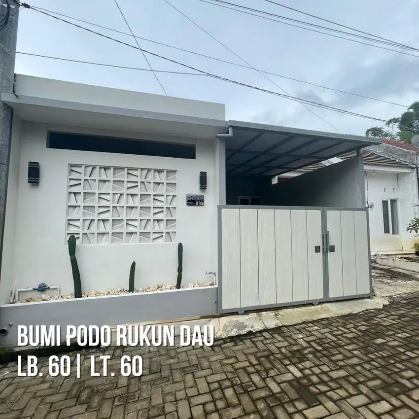 Dijual Rumah Malang Siap Huni Perum Bumi Podo Rukun DAU