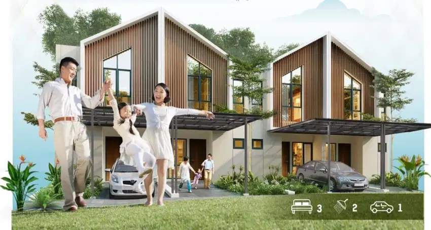 Rumah Baru 2 Lantai Siap Huni Citra  Garden 8 Kalideres Jakarta Barat
