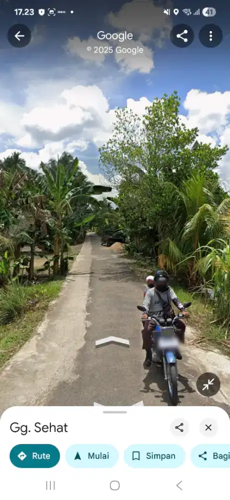 Tanah luas jalan raya kakap pal 9 ukuran 25 x 400