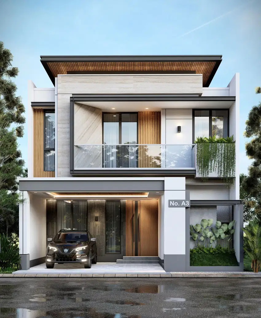 Rumah di Gandul Cinere Modern Tropical Dekat ke Tol Brigif , Cilandak
