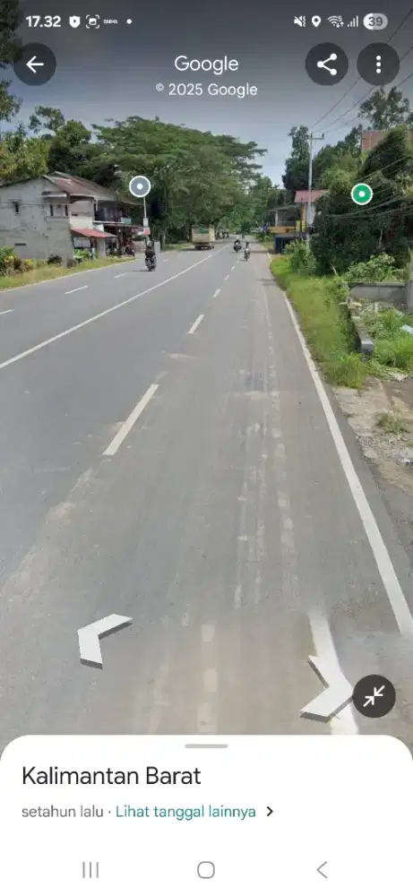 Tanah luas 2,7 hektar tepi jalan raya kakap pal 9 pontianak