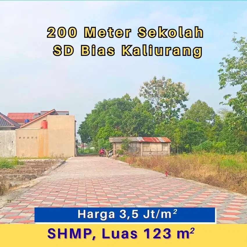 Tanah Jogja Ringroad Utara 1Km Jl Kaliurang Cocok Hunian SHMP