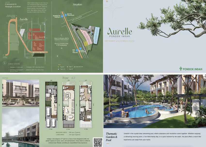Aurelle (Notion of Luxury) Pondok Indah Jakarta - DP 1.2 M (2x)