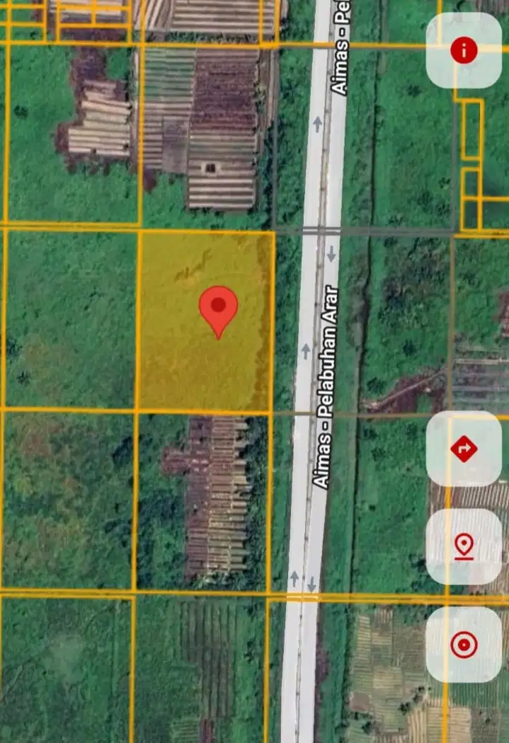 Jual Tanah di Kab.Sorong Jln Kontener 1,5 Hektar