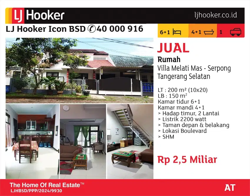 Rumah di Villa Melati Mas Tangerang Selatan