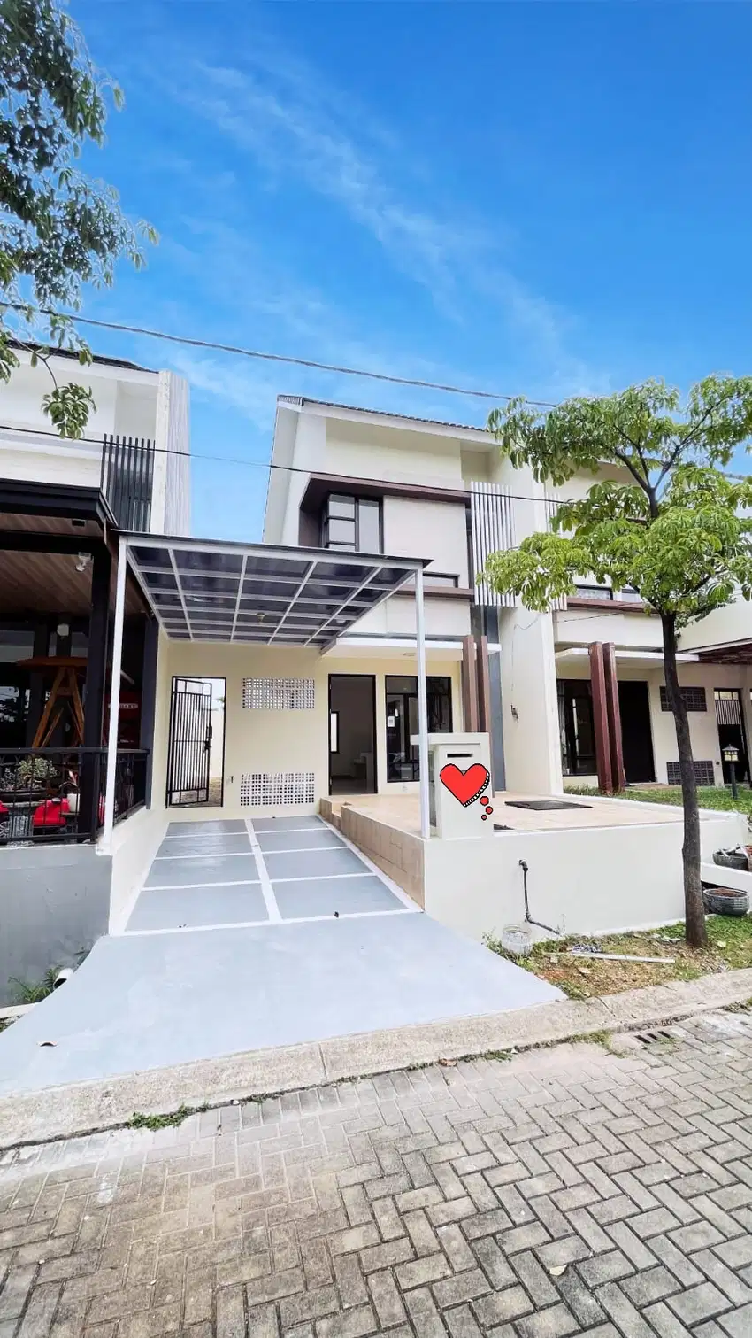 Tinggal 1 unit 7x20 Cluster Greenara 2 lantai Harapan Indah siap huni