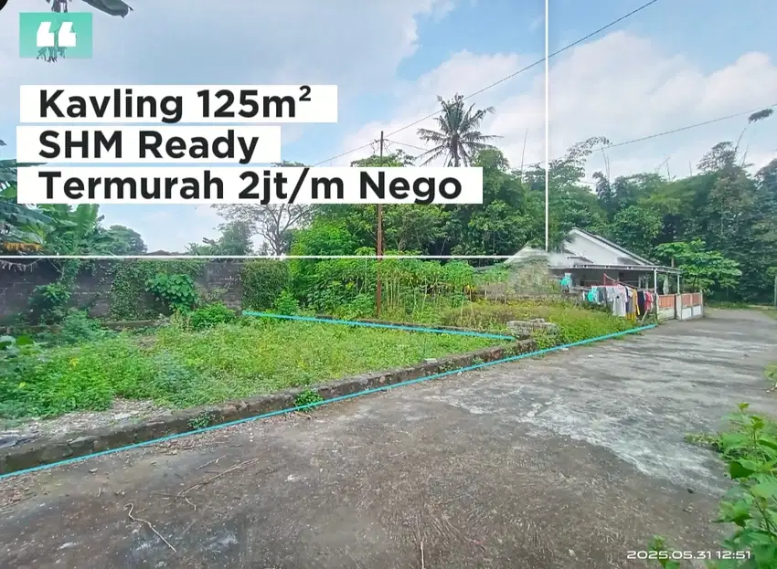 Tanah Kavling Bagus Murah Kalasan Jogja