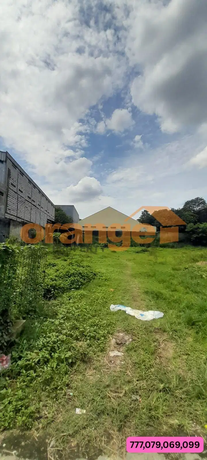 Dijual tanah diJln Raya  Kranggan  Kel Jati Sampurna