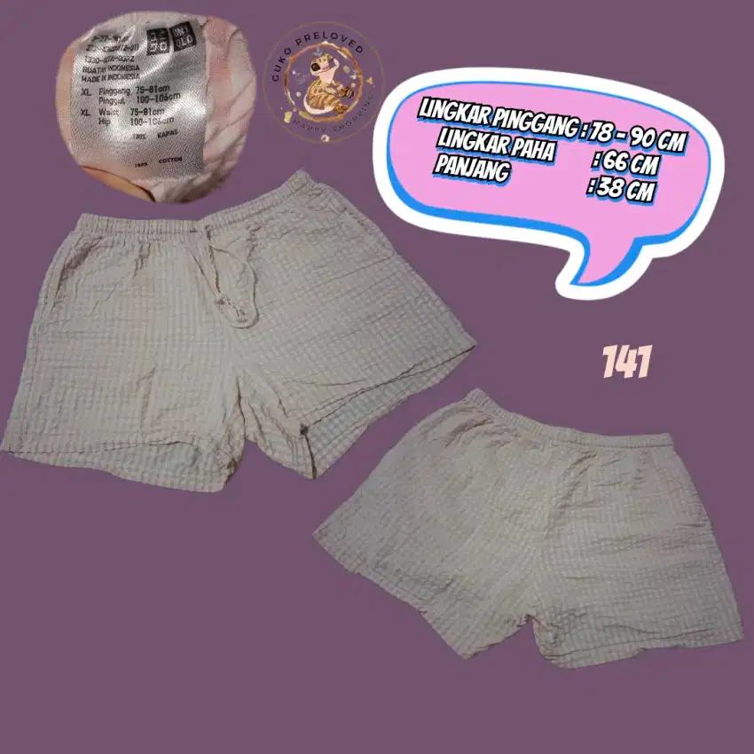 Part 1 ShortPant CelanaPendek Unisex Pria-Wanita Preloved-SecondHand