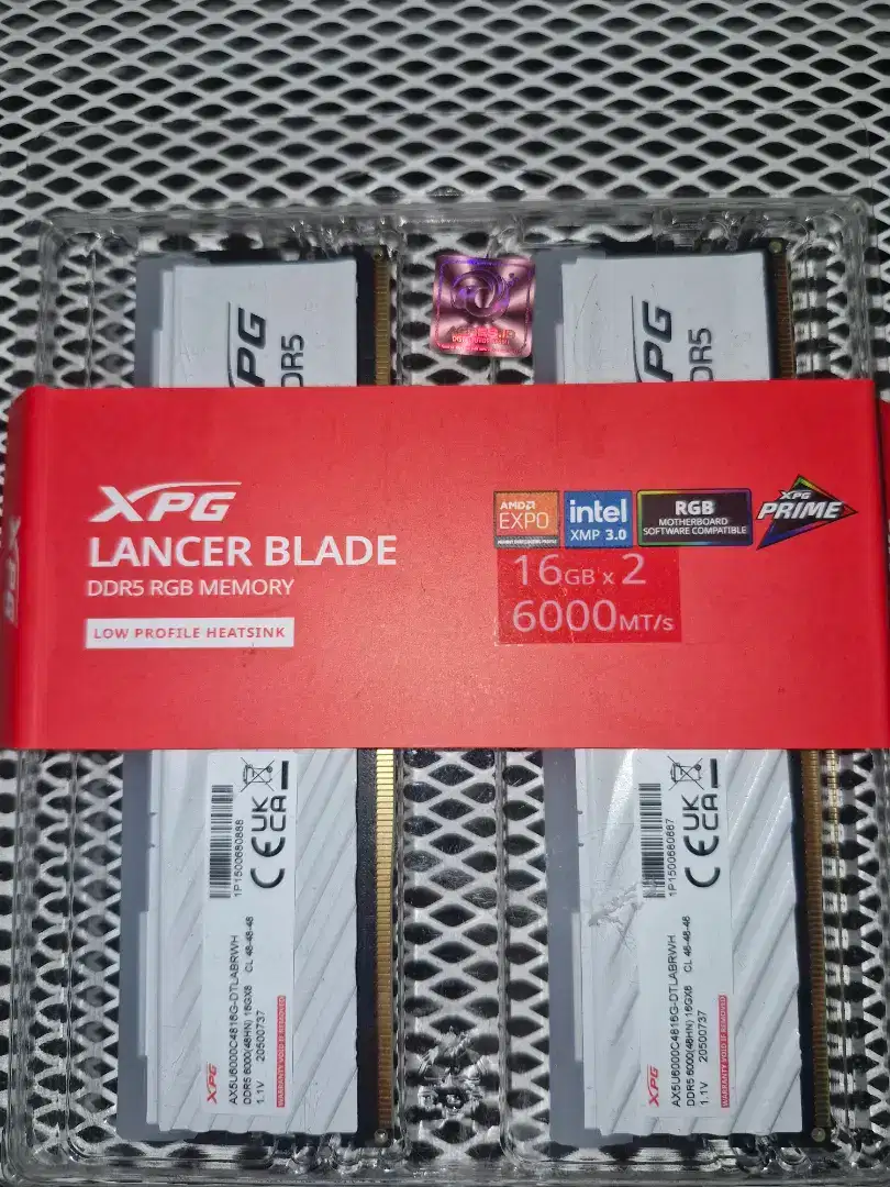 RAM ADATA XPG LANCER BLADE RGB DDR5 32GB (16GBx2) PC6000
