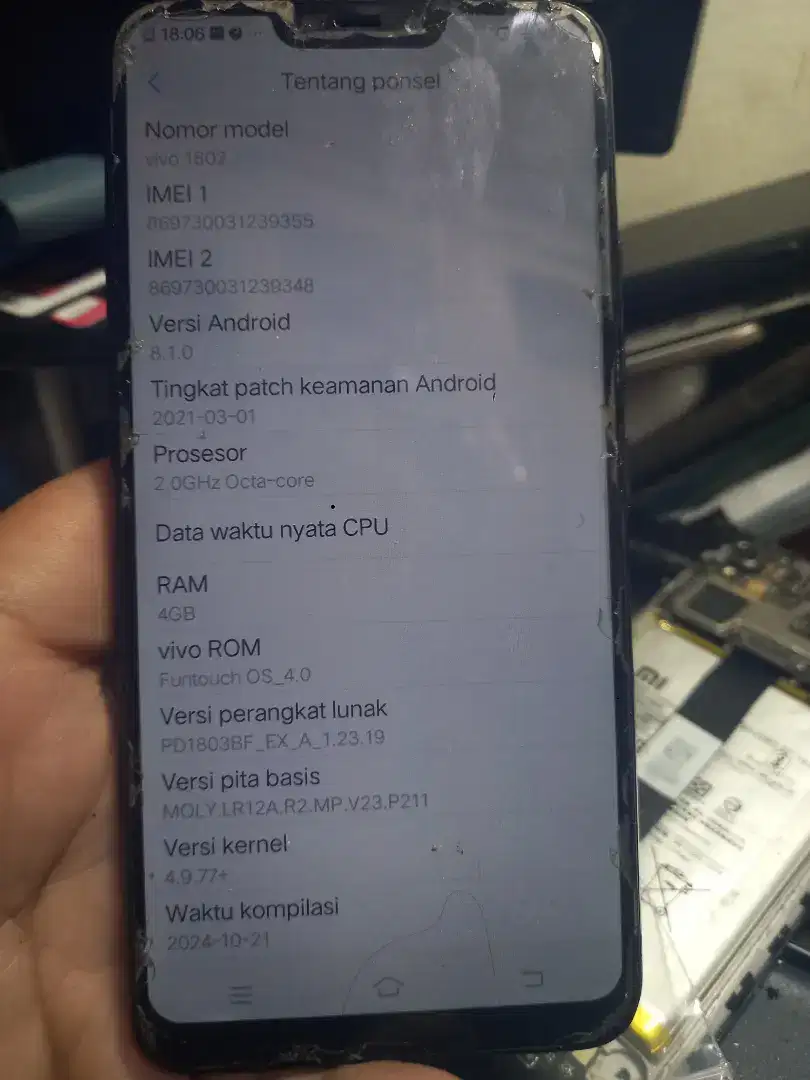 Vivo y83 ram 4/64