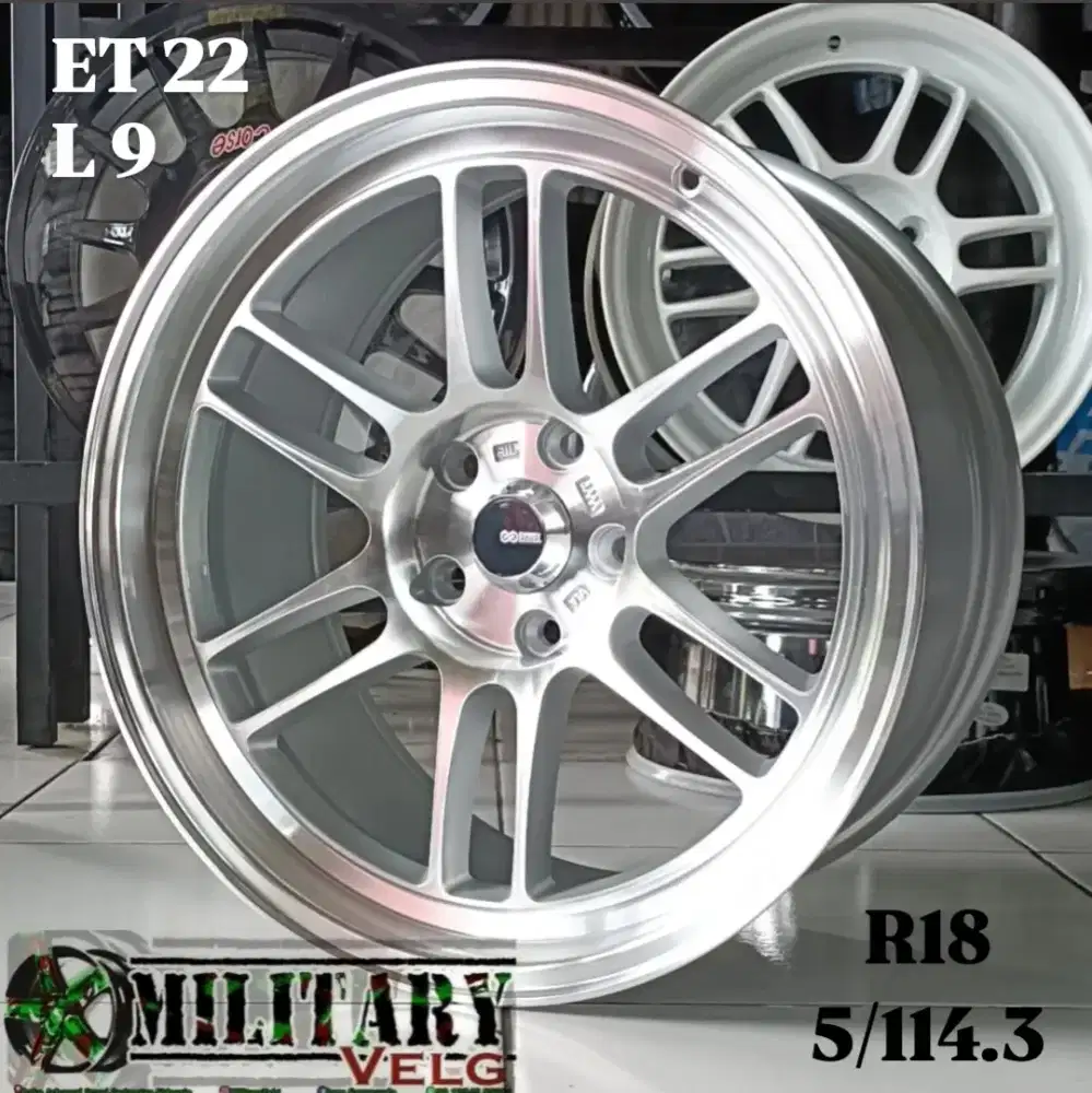 Enkei RPT R18 Silvermachine Face