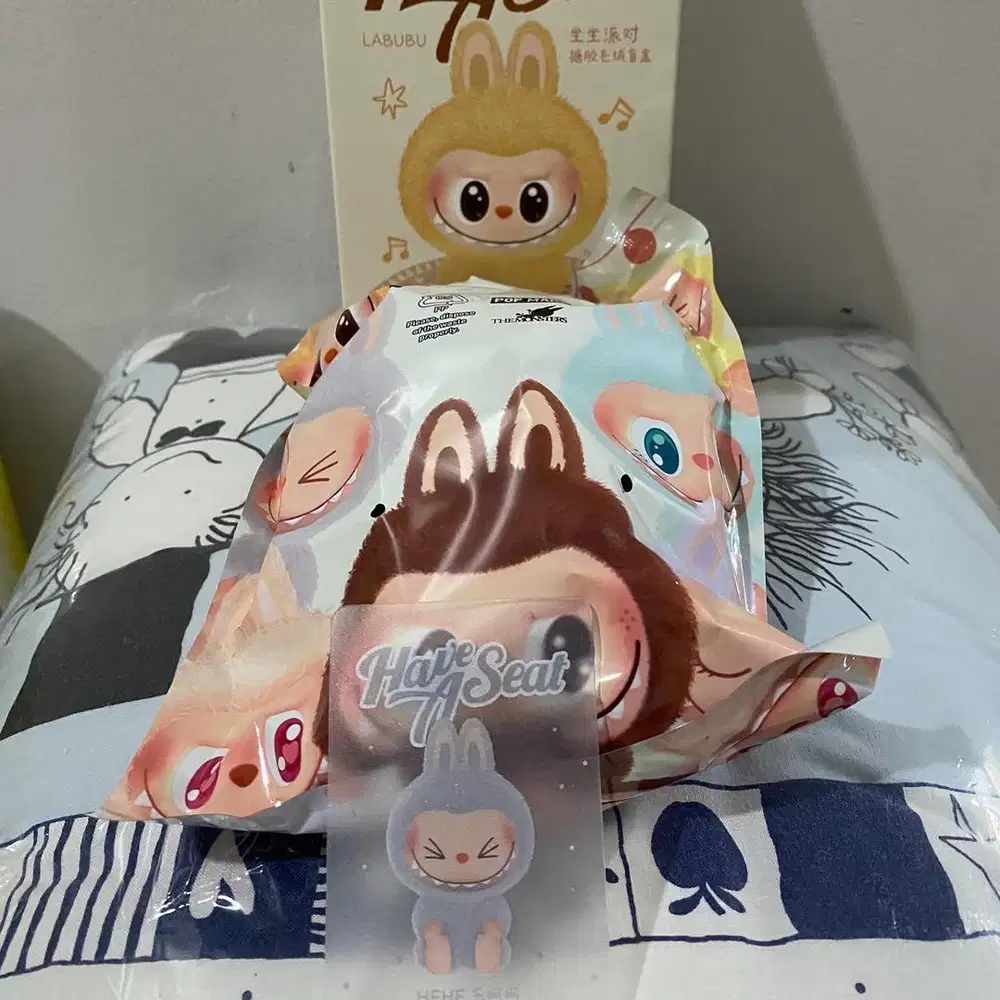 Pop mart labubu have a seat hehe