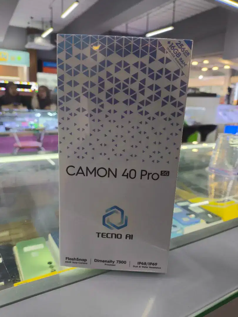 TECNO A1 COMAN 40 PRO 5G 8+8/256 NEW GARANSI RESMI