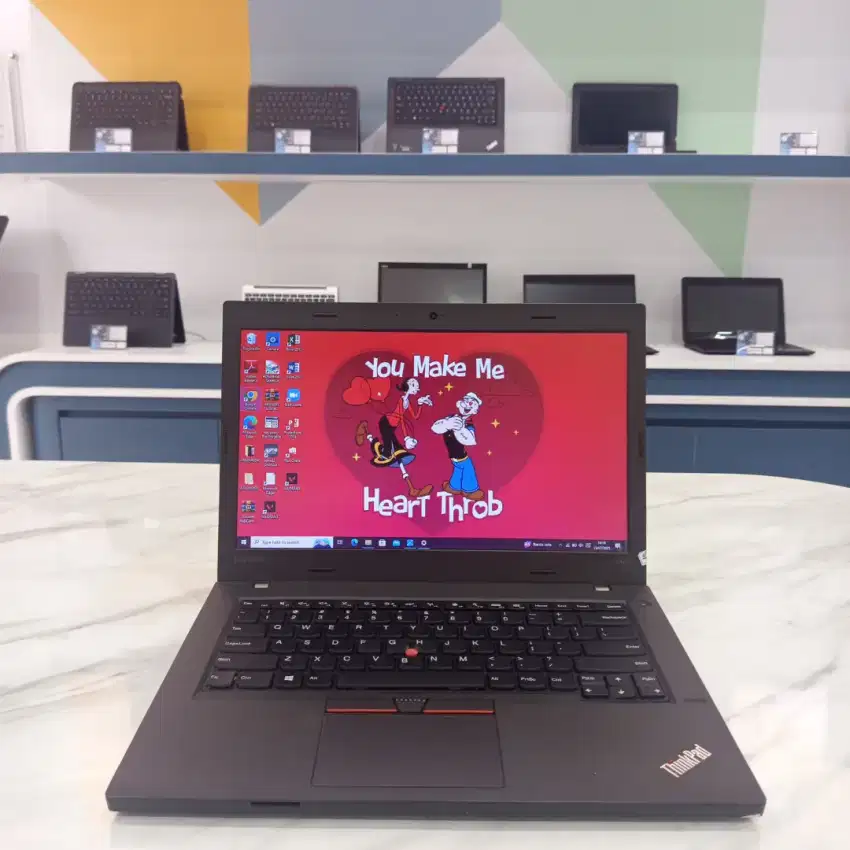 [L22] LAPTOP DUAL VGA i7 8GB 256GB 14INCH COD SIAP PAKAI